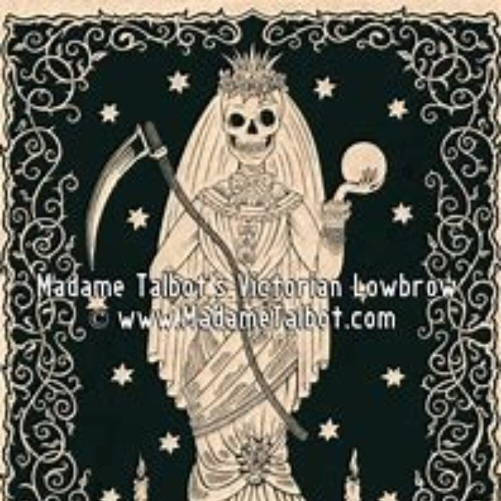 Santa Muerte Saint Death Poster - Madame Talbots